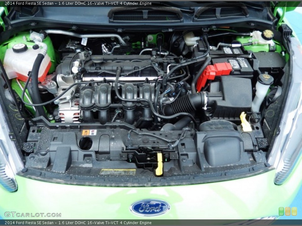 1.6 Liter DOHC 16-Valve Ti-VCT 4 Cylinder Engine for the 2014 Ford Fiesta #83861814
