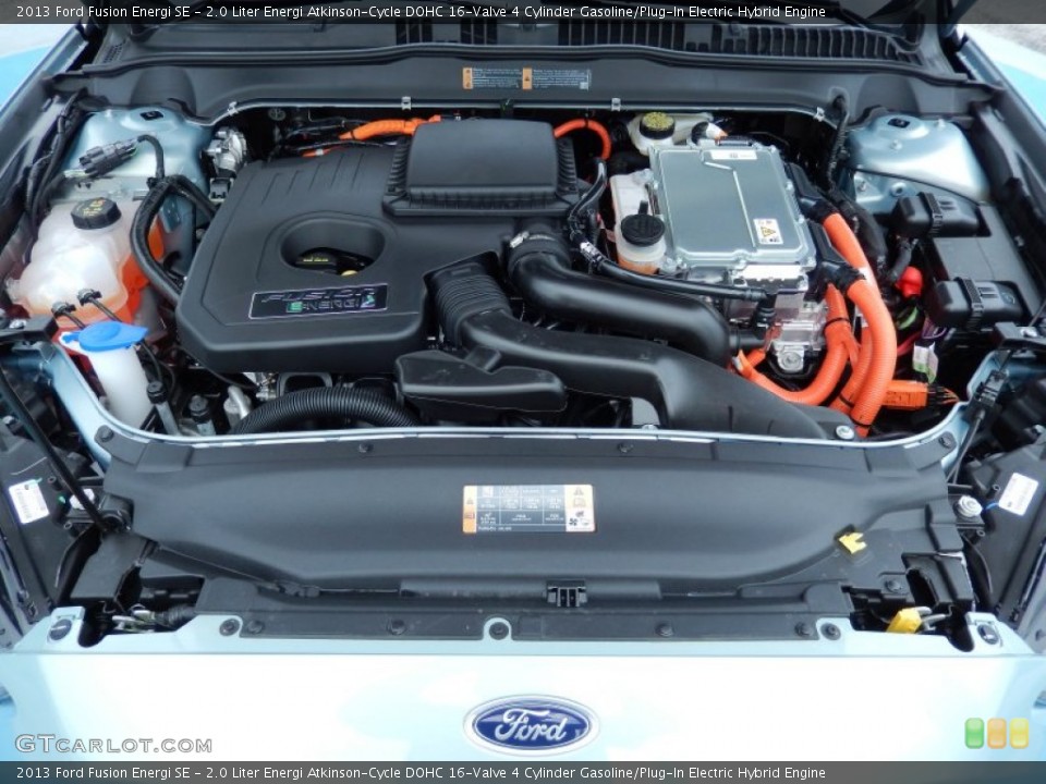 2.0 Liter Energi Atkinson-Cycle DOHC 16-Valve 4 Cylinder Gasoline/Plug-In Electric Hybrid Engine for the 2013 Ford Fusion #83862786