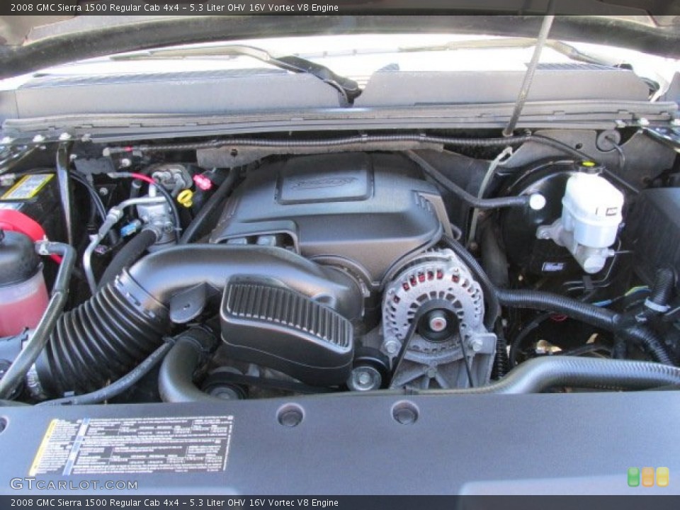 5.3 Liter OHV 16V Vortec V8 2008 GMC Sierra 1500 Engine