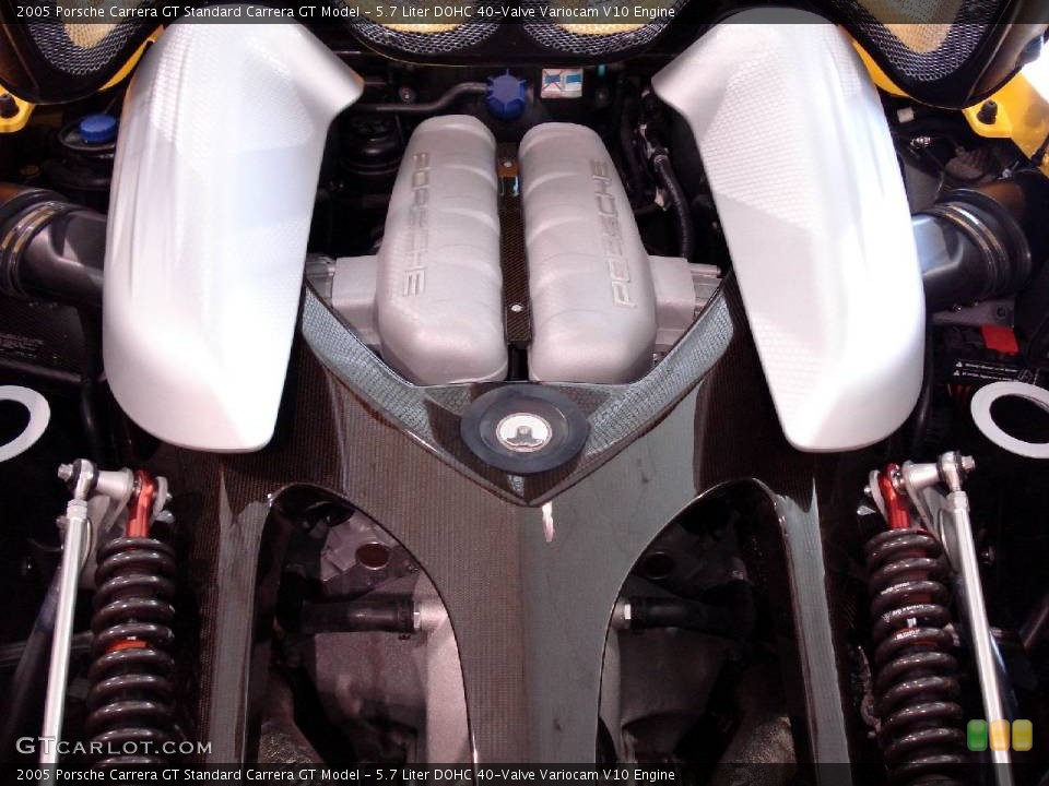 5.7 Liter DOHC 40-Valve Variocam V10 Engine for the 2005 Porsche Carrera GT #838853