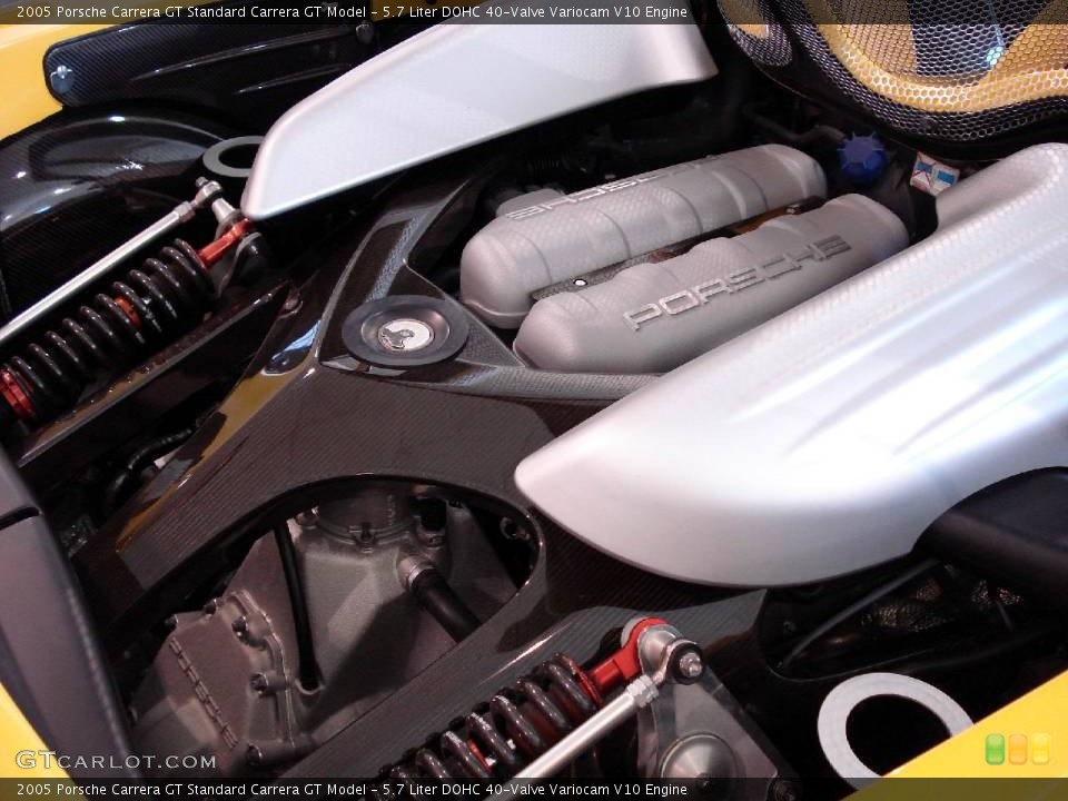 5.7 Liter DOHC 40-Valve Variocam V10 Engine for the 2005 Porsche Carrera GT #838863
