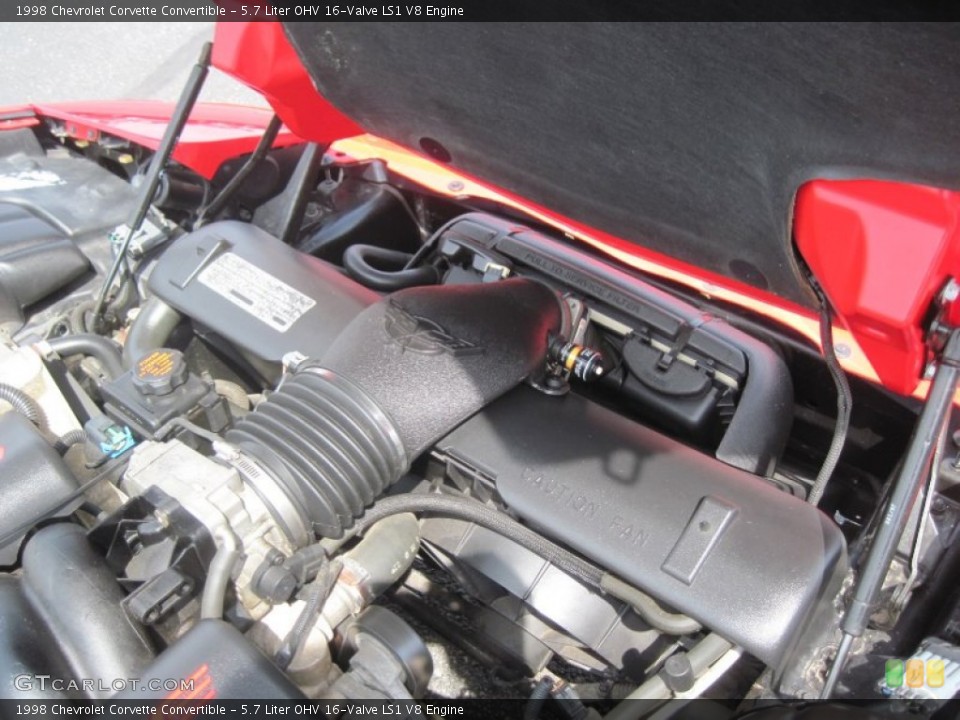 5.7 Liter OHV 16-Valve LS1 V8 Engine for the 1998 Chevrolet Corvette #83889496