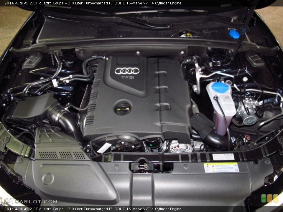 2.0 Liter Turbocharged FSI DOHC 16-Valve VVT 4 Cylinder Engine for the 2014 Audi A5 #83890129