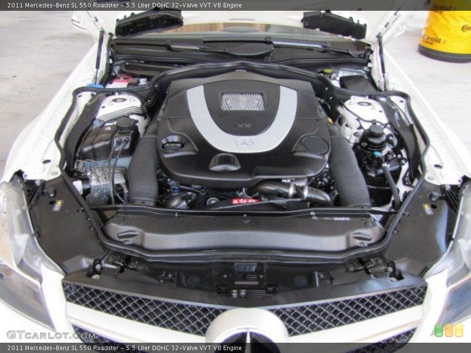 5.5 Liter DOHC 32-Valve VVT V8 Engine for the 2011 Mercedes-Benz SL #83890687