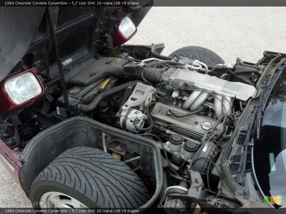 5.7 Liter OHV 16-Valve L98 V8 Engine for the 1989 Chevrolet Corvette #83906497