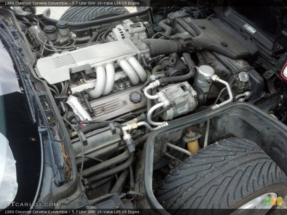 5.7 Liter OHV 16-Valve L98 V8 Engine for the 1989 Chevrolet Corvette #83906524