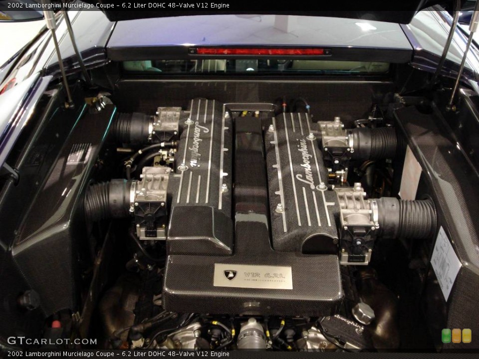 6.2 Liter DOHC 48-Valve V12 2002 Lamborghini Murcielago Engine