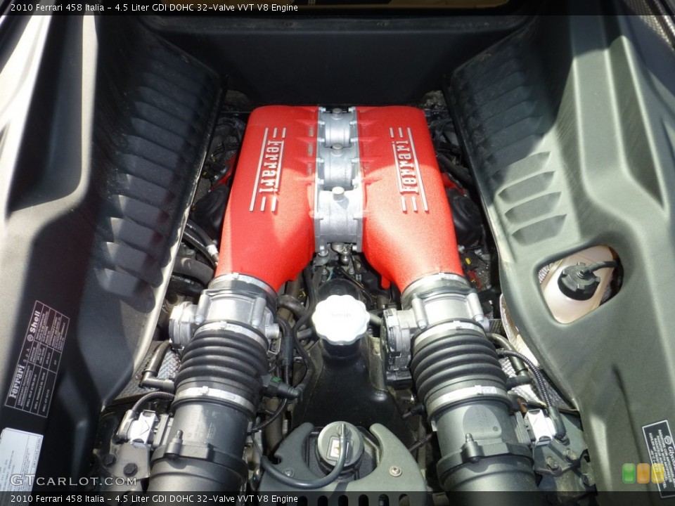 4.5 Liter GDI DOHC 32-Valve VVT V8 Engine for the 2010 Ferrari 458 #83952388