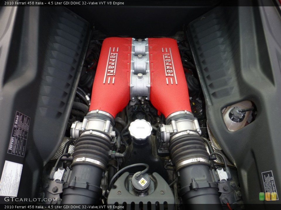 4.5 Liter GDI DOHC 32-Valve VVT V8 Engine for the 2010 Ferrari 458 #83953105