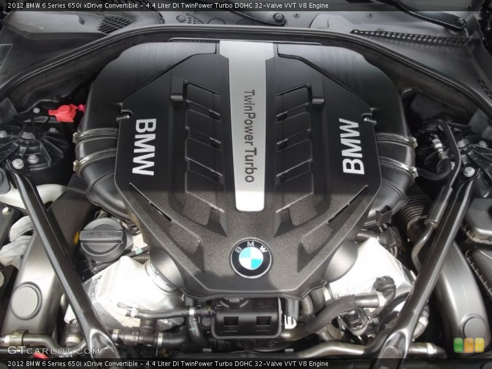 4.4 Liter DI TwinPower Turbo DOHC 32-Valve VVT V8 Engine for the 2012 BMW 6 Series #83953807