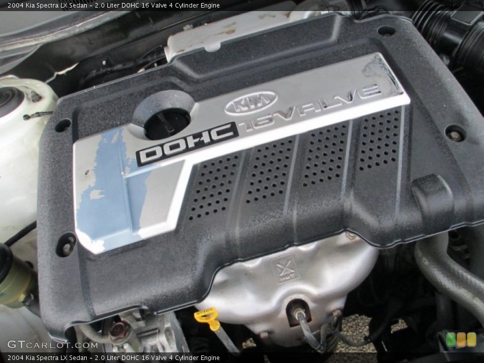 2.0 Liter DOHC 16 Valve 4 Cylinder Engine for the 2004 Kia Spectra #83954251