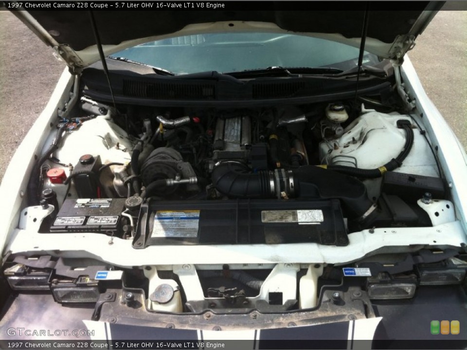 5.7 Liter OHV 16-Valve LT1 V8 Engine for the 1997 Chevrolet Camaro #83959702