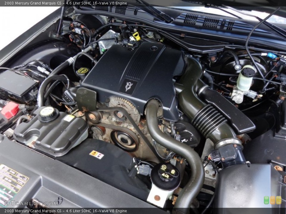 4.6 Liter SOHC 16-Valve V8 Engine for the 2003 Mercury Grand Marquis #83964417
