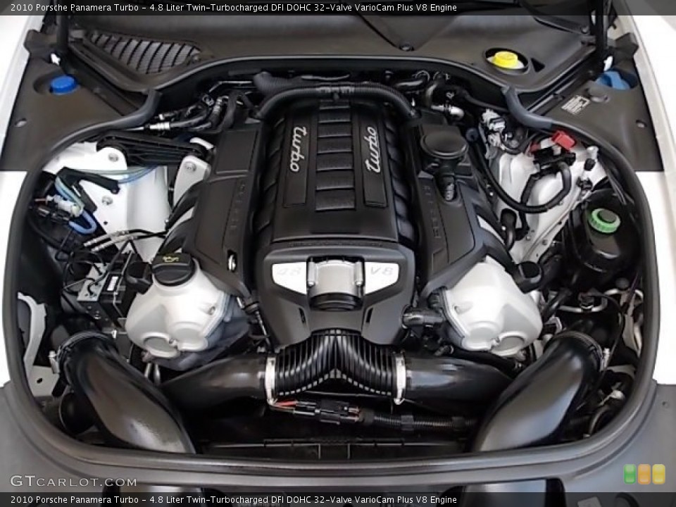 4.8 Liter Twin-Turbocharged DFI DOHC 32-Valve VarioCam Plus V8 Engine for the 2010 Porsche Panamera #83980788