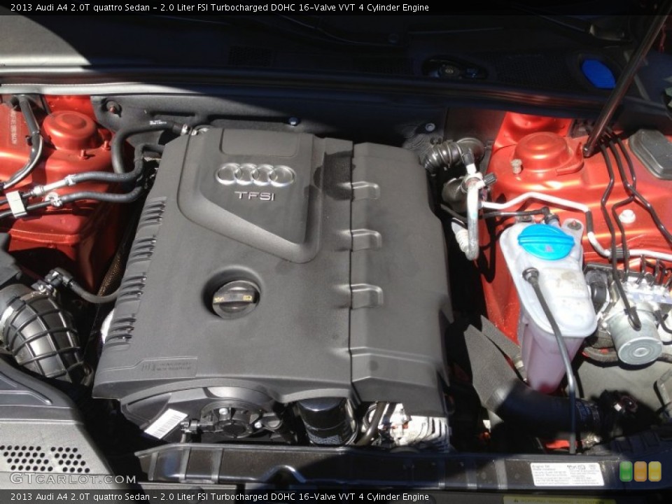 2.0 Liter FSI Turbocharged DOHC 16-Valve VVT 4 Cylinder Engine for the 2013 Audi A4 #83984982