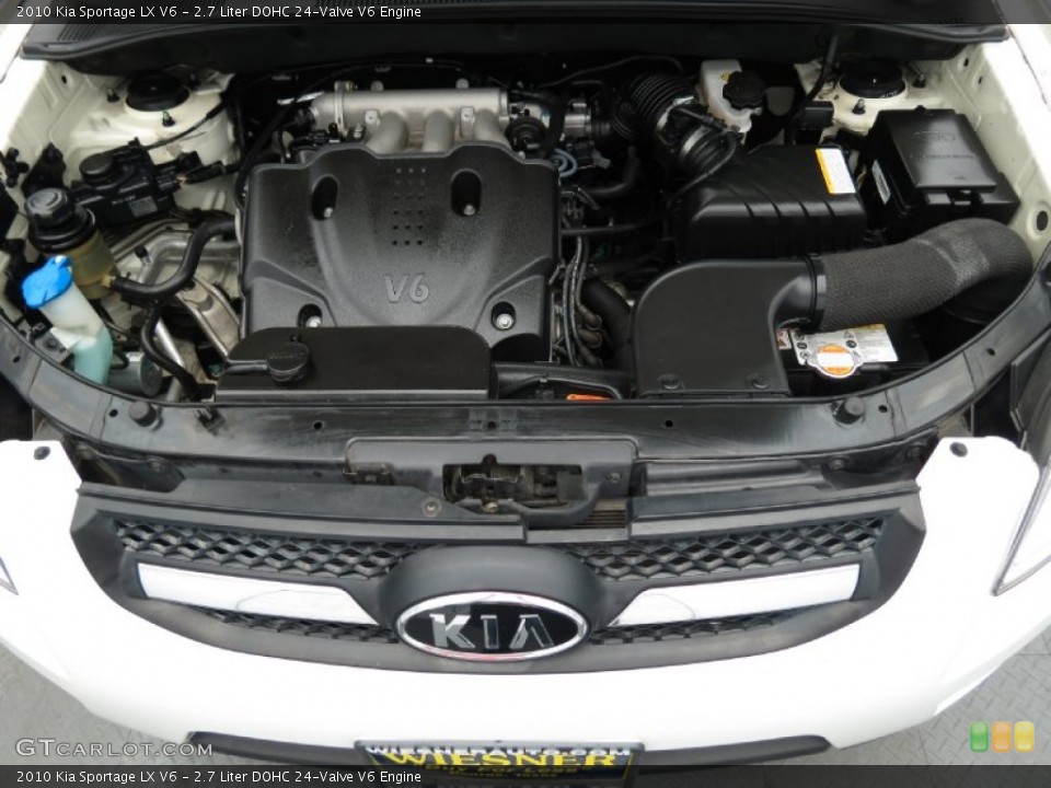 2.7 Liter DOHC 24-Valve V6 Engine for the 2010 Kia Sportage #84007218