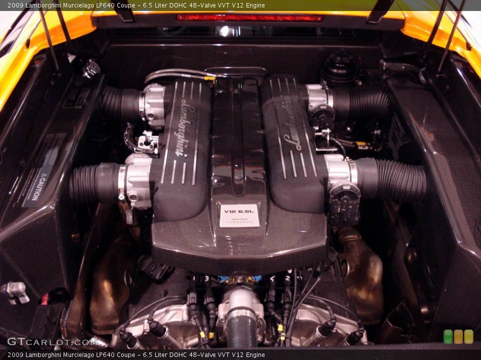 6.5 Liter DOHC 48-Valve VVT V12 Engine for the 2009 Lamborghini Murcielago #840144
