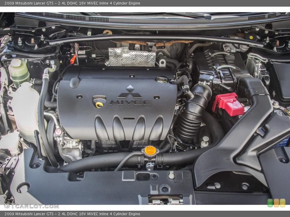 2.4L DOHC 16V MIVEC Inline 4 Cylinder Engine for the 2009 Mitsubishi Lancer #84029343