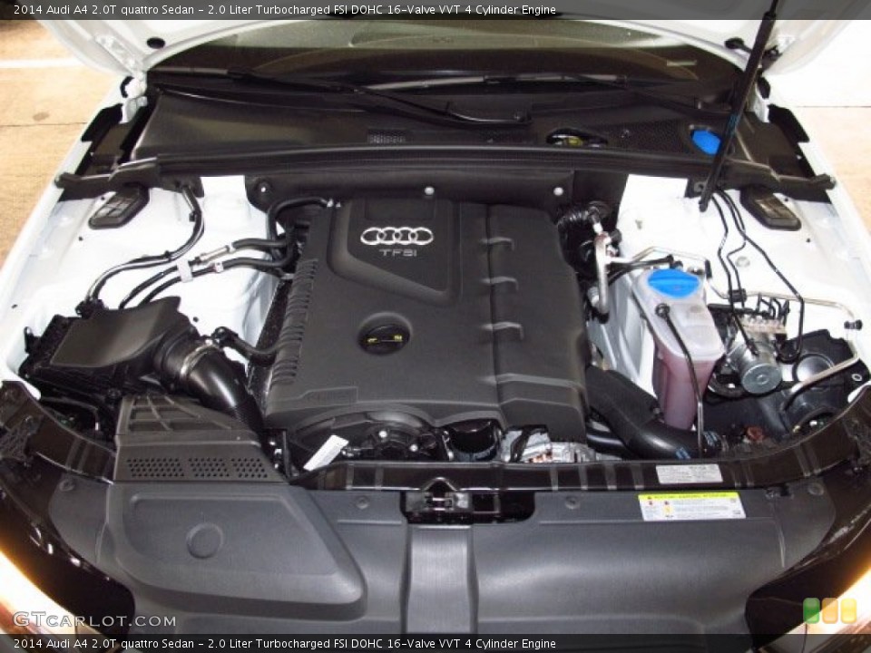 2.0 Liter Turbocharged FSI DOHC 16-Valve VVT 4 Cylinder Engine for the 2014 Audi A4 #84036522