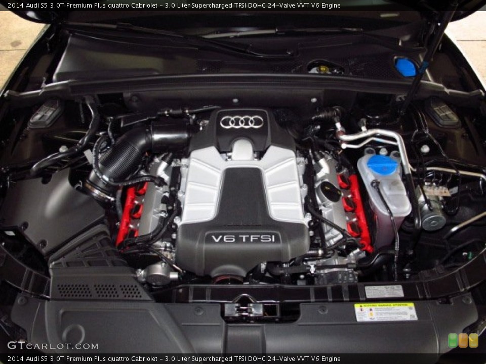 3.0 Liter Supercharged TFSI DOHC 24-Valve VVT V6 Engine for the 2014 Audi S5 #84037785