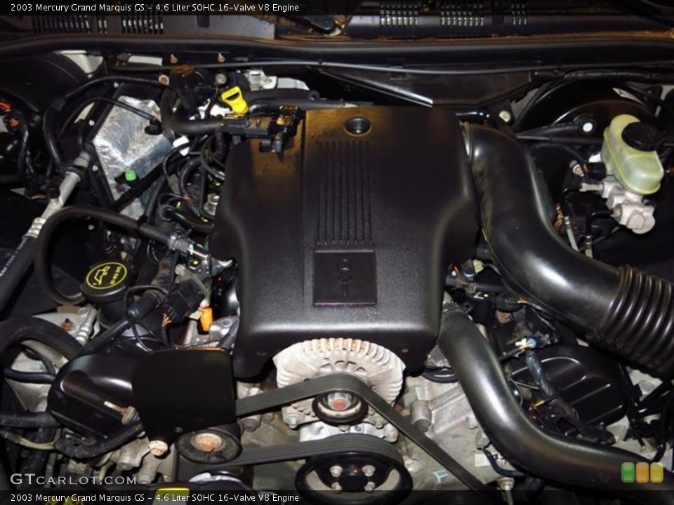 4.6 Liter SOHC 16-Valve V8 Engine for the 2003 Mercury Grand Marquis #84044978