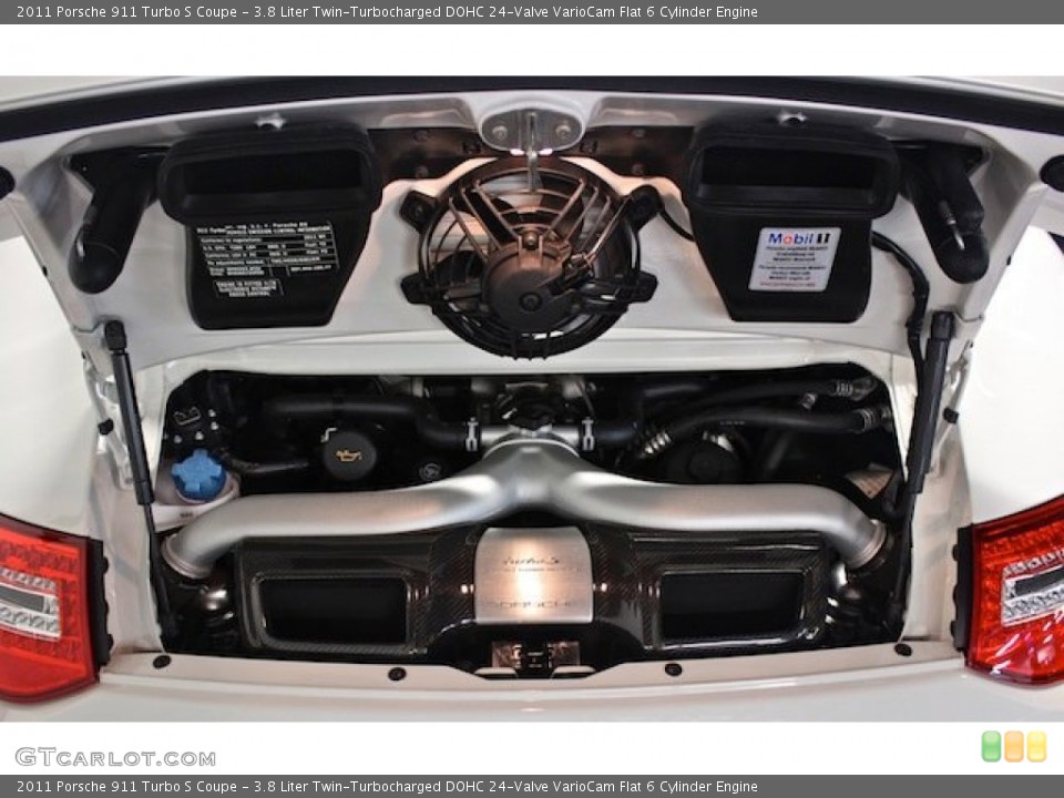 3.8 Liter Twin-Turbocharged DOHC 24-Valve VarioCam Flat 6 Cylinder Engine for the 2011 Porsche 911 #84062574