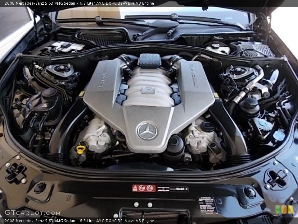 6.3 Liter AMG DOHC 32-Valve V8 2008 Mercedes-Benz S Engine