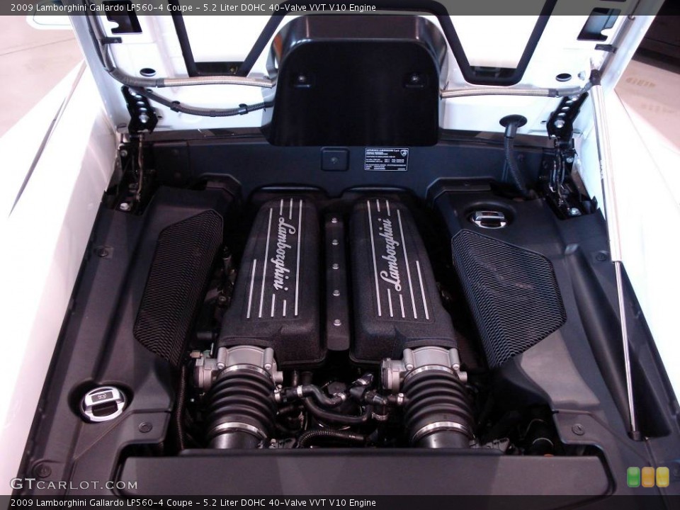 5.2 Liter DOHC 40-Valve VVT V10 Engine for the 2009 Lamborghini Gallardo #840675
