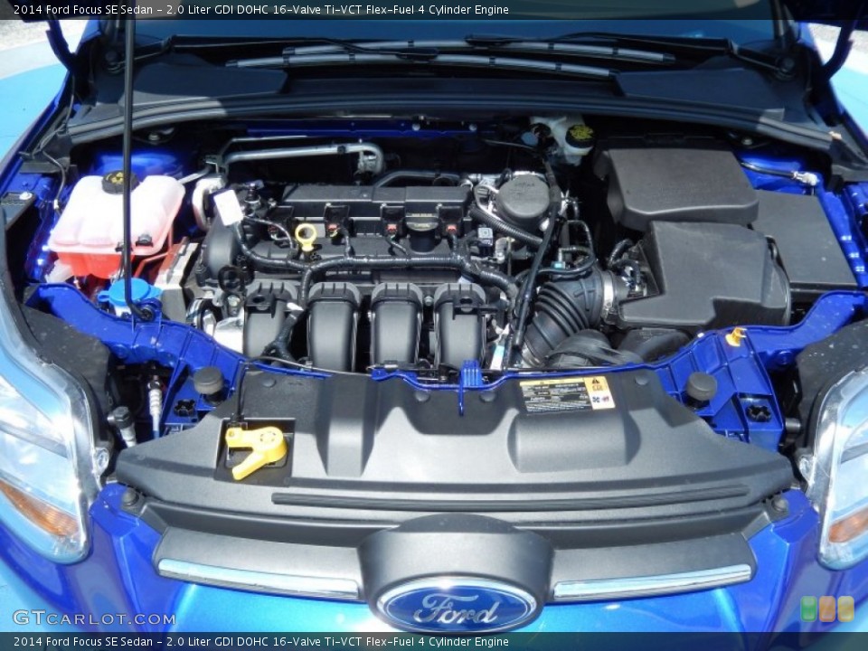 2.0 Liter GDI DOHC 16-Valve Ti-VCT Flex-Fuel 4 Cylinder Engine for the 2014 Ford Focus #84068114