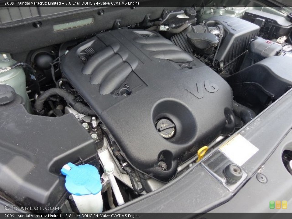3.8 Liter DOHC 24-Valve CVVT V6 Engine for the 2009 Hyundai Veracruz #84074804