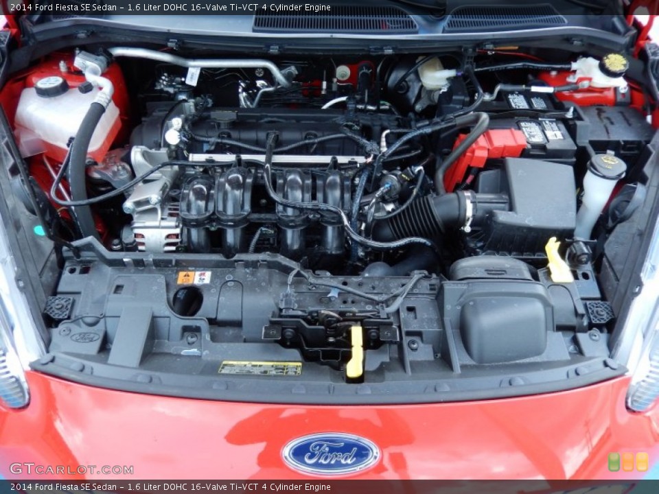 1.6 Liter DOHC 16-Valve Ti-VCT 4 Cylinder Engine for the 2014 Ford Fiesta #84122147