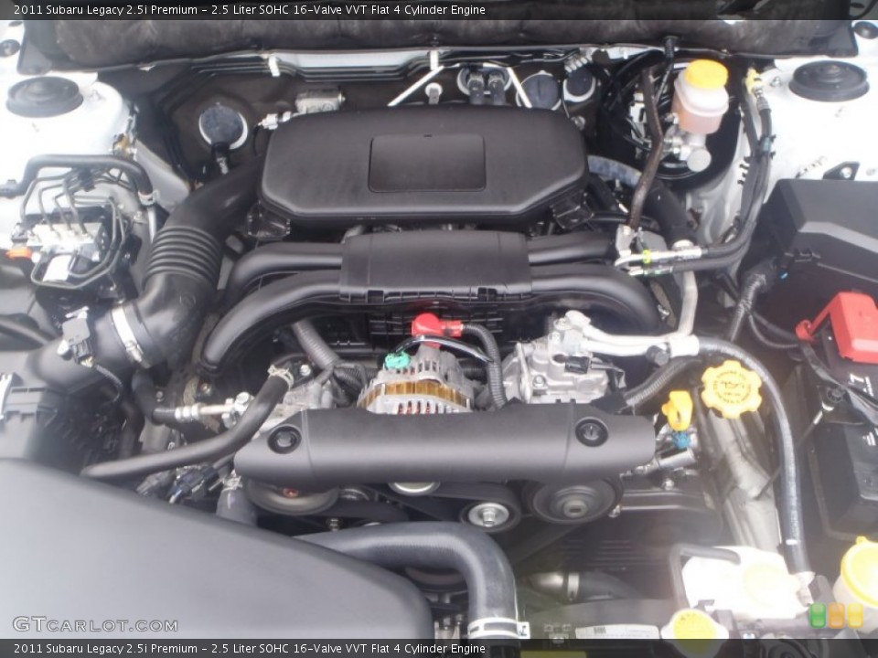 2.5 Liter SOHC 16-Valve VVT Flat 4 Cylinder Engine for the 2011 Subaru Legacy #84136470