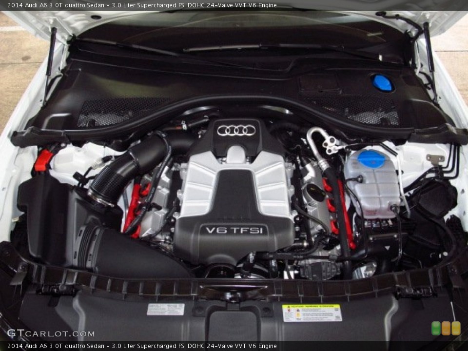 3.0 Liter Supercharged FSI DOHC 24-Valve VVT V6 Engine for the 2014 Audi A6 #84149595