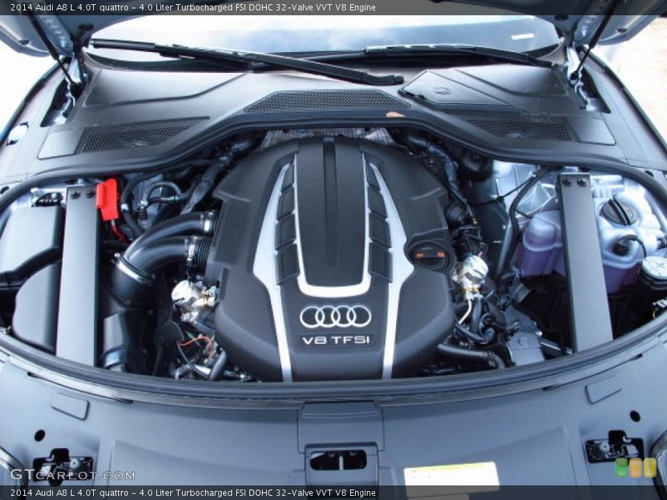 4.0 Liter Turbocharged FSI DOHC 32-Valve VVT V8 Engine for the 2014 Audi A8 #84152613