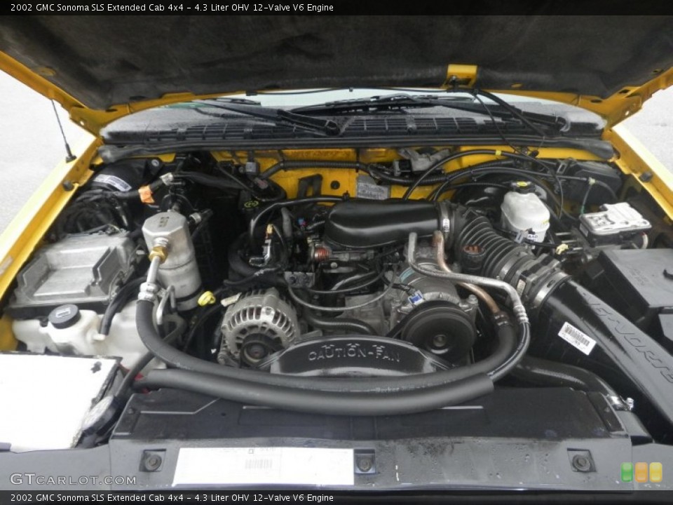 4.3 Liter OHV 12-Valve V6 Engine for the 2002 GMC Sonoma #84158262