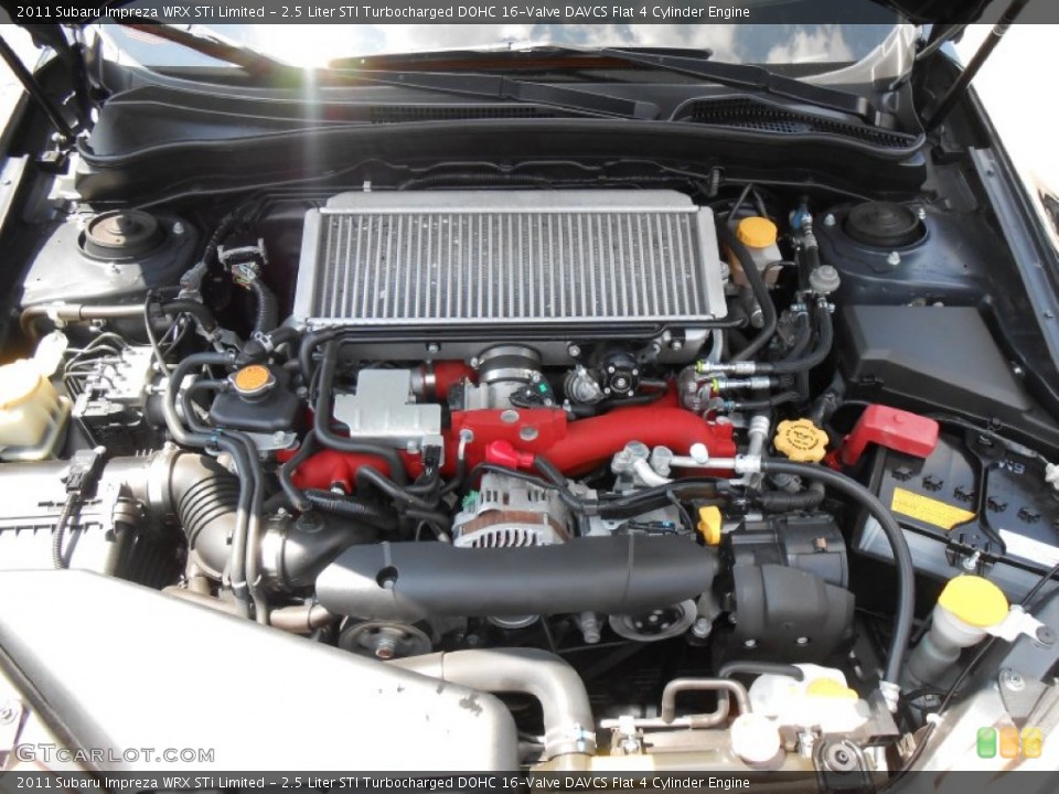2.5 Liter STI Turbocharged DOHC 16-Valve DAVCS Flat 4 Cylinder Engine for the 2011 Subaru Impreza #84161720