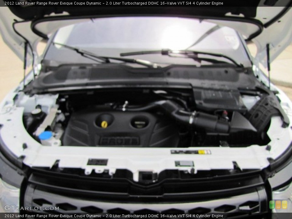 2.0 Liter Turbocharged DOHC 16-Valve VVT Si4 4 Cylinder 2012 Land Rover Range Rover Evoque Engine