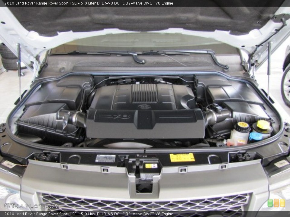5.0 Liter DI LR-V8 DOHC 32-Valve DIVCT V8 Engine for the 2010 Land Rover Range Rover Sport #84188851