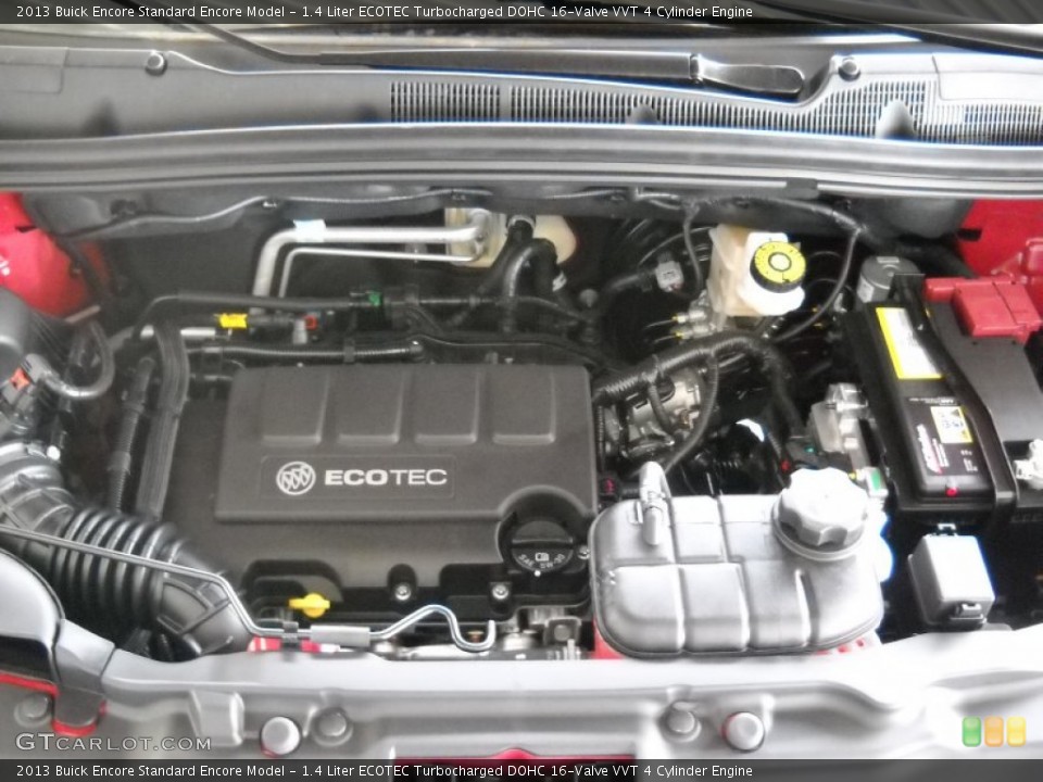 1.4 Liter ECOTEC Turbocharged DOHC 16-Valve VVT 4 Cylinder 2013 Buick Encore Engine