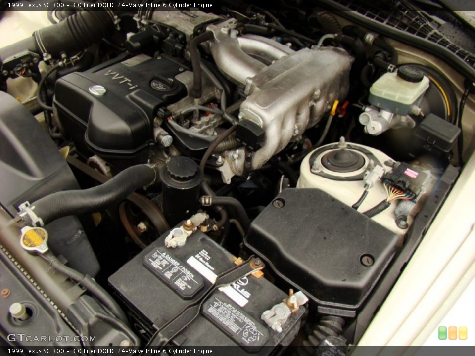 3.0 Liter DOHC 24-Valve Inline 6 Cylinder Engine for the 1999 Lexus SC #84203465