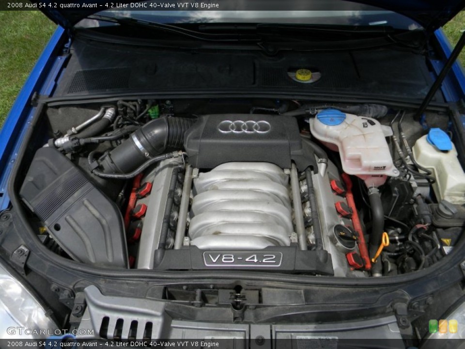 4.2 Liter DOHC 40-Valve VVT V8 2008 Audi S4 Engine