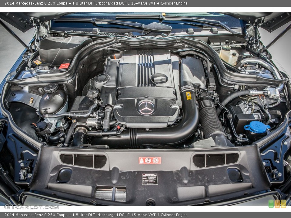 1.8 Liter DI Turbocharged DOHC 16-Valve VVT 4 Cylinder Engine for the 2014 Mercedes-Benz C #84215360