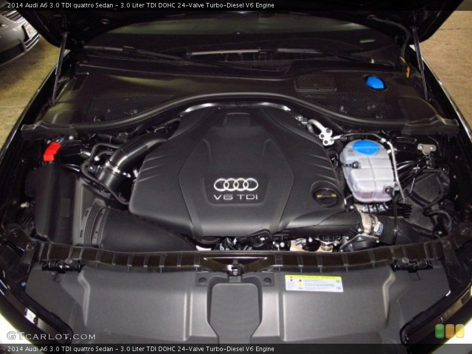 3.0 Liter TDI DOHC 24-Valve Turbo-Diesel V6 Engine for the 2014 Audi A6 #84223274