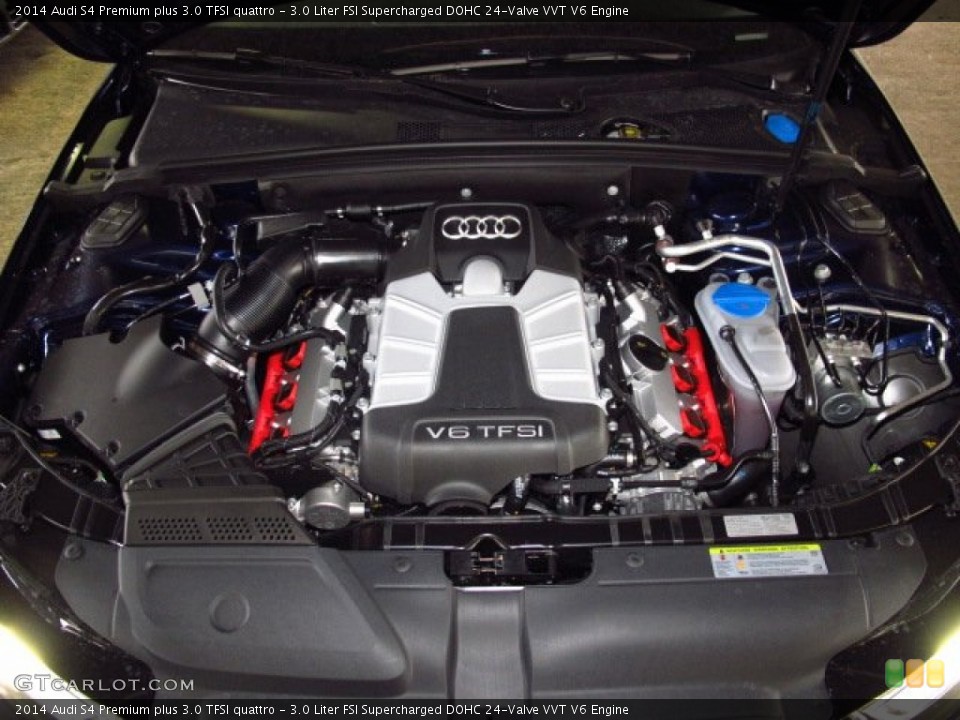 3.0 Liter FSI Supercharged DOHC 24-Valve VVT V6 Engine for the 2014 Audi S4 #84226946
