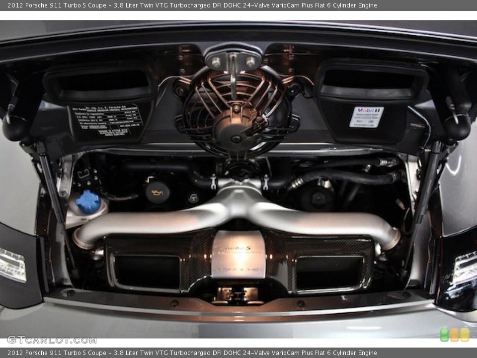 3.8 Liter Twin VTG Turbocharged DFI DOHC 24-Valve VarioCam Plus Flat 6 Cylinder Engine for the 2012 Porsche 911 #84231686