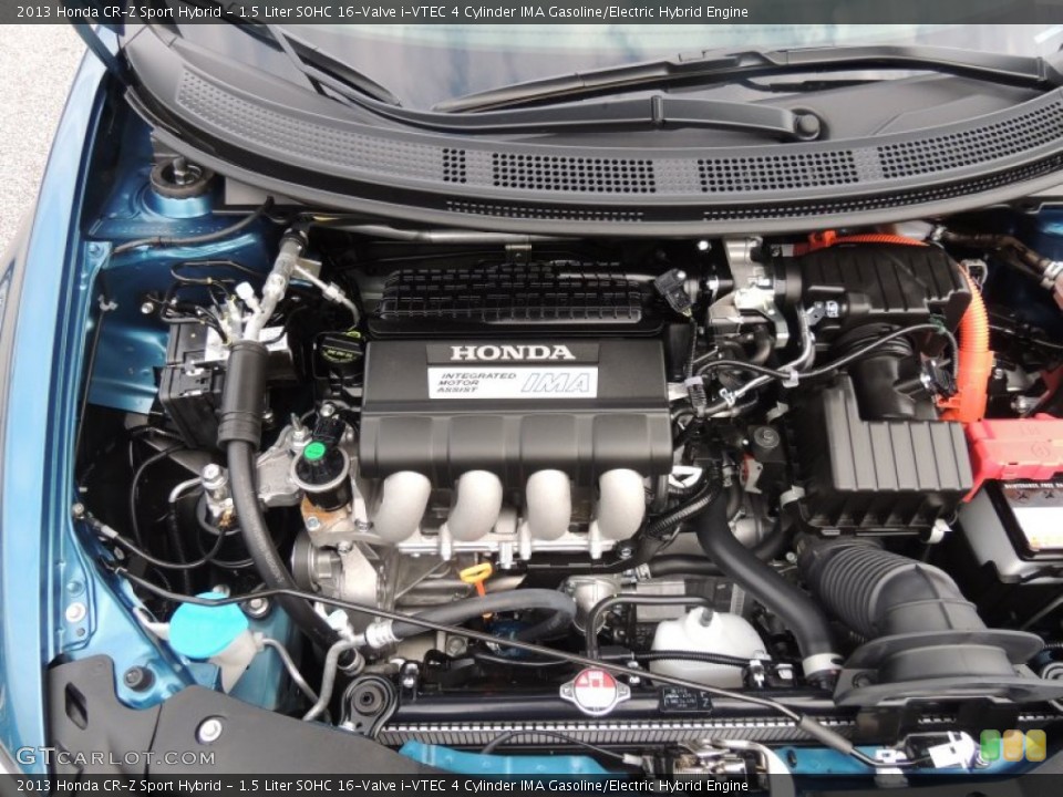1.5 Liter SOHC 16-Valve i-VTEC 4 Cylinder IMA Gasoline/Electric Hybrid Engine for the 2013 Honda CR-Z #84247697