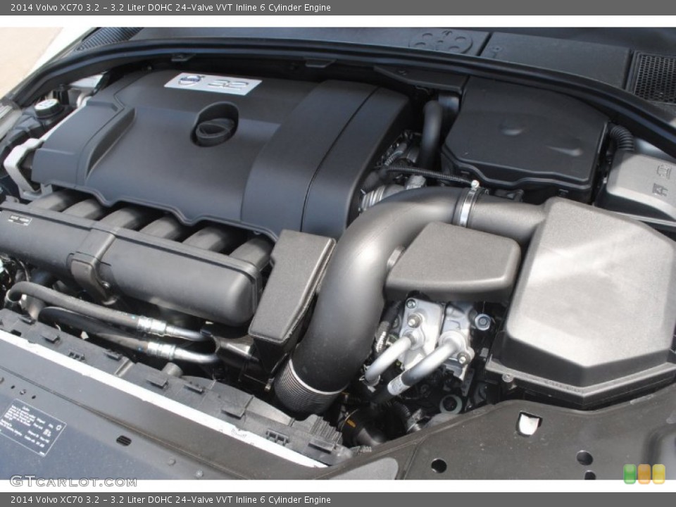 3.2 Liter DOHC 24-Valve VVT Inline 6 Cylinder 2014 Volvo XC70 Engine