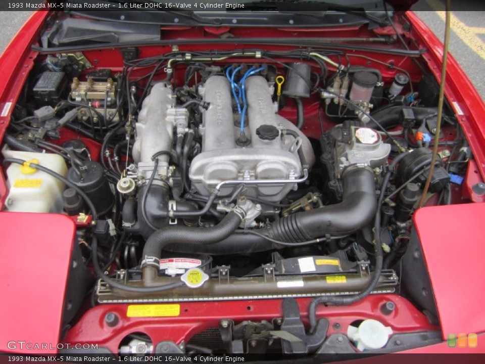 1.6 Liter DOHC 16-Valve 4 Cylinder Engine for the 1993 Mazda MX-5 Miata #84261807
