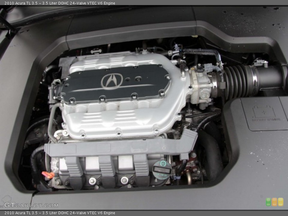 3.5 Liter DOHC 24-Valve VTEC V6 2010 Acura TL Engine