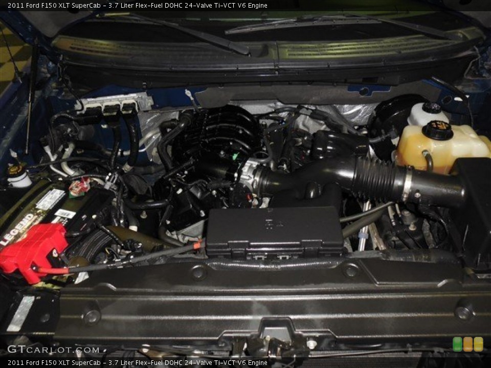 3.7 Liter Flex-Fuel DOHC 24-Valve Ti-VCT V6 Engine for the 2011 Ford F150 #84288927